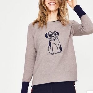 Boden pug sweater